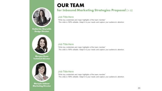 Inbound Marketing Strategies Proposal Ppt PowerPoint Presentation Complete Deck With Slides