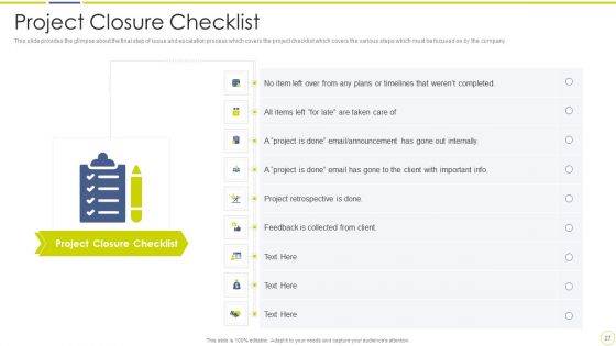 Incident And Issue Management Procedure Ppt PowerPoint Presentation Complete Deck With Slides