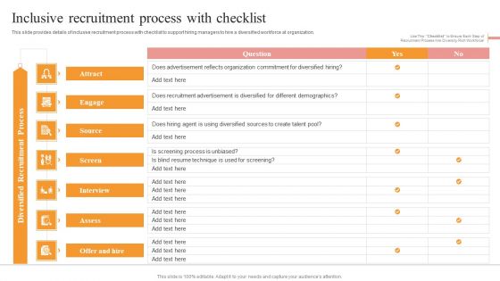 Inclusive Recruitment Process With Checklist Introduction PDF Inclusive Recruitment Process With Checklist Introduction PDF