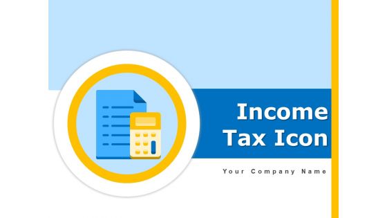 Income Tax Icon Individual Analyses Ppt PowerPoint Presentation Complete Deck