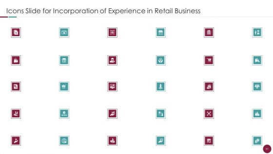 Incorporation Of Experience In Retail Business Ppt PowerPoint Presentation Complete Deck With Slides