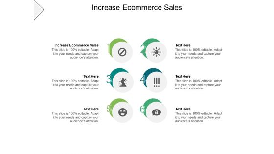Increase Ecommerce Sales Ppt PowerPoint Presentation Portfolio Graphic Images Cpb