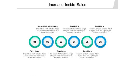 Increase Inside Sales Ppt PowerPoint Presentation Summary Background Images Cpb
