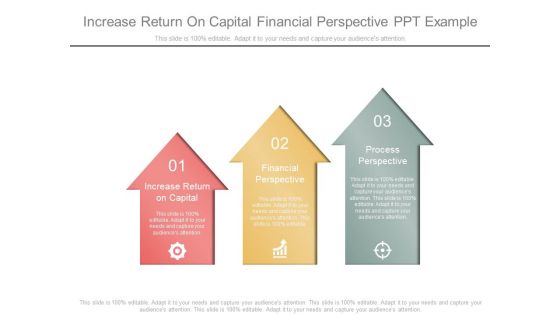 Increase Return On Capital Financial Perspective Ppt Example