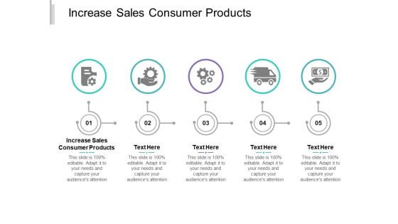 Increase Sales Consumer Products Ppt PowerPoint Presentation Inspiration Themes Cpb