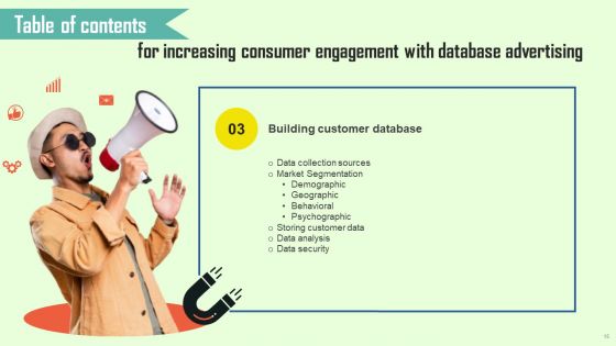 Increasing Consumer Engagement With Database Advertising Ppt PowerPoint Presentation Complete Deck With Slides