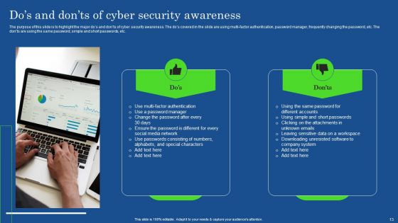 Increasing Information Security Awareness In Company Using Various Techniques Complete Deck