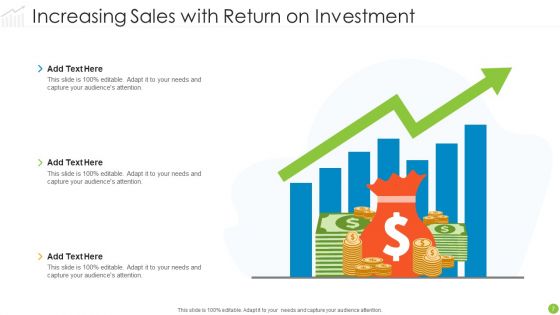 Increasing Sales Return On Investment Ppt PowerPoint Presentation Complete Deck With Slides
