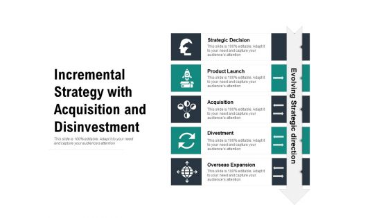 Incremental Strategy With Acquisition And Disinvestment Ppt PowerPoint Presentation Gallery Show PDF Incremental Strategy With Acquisition And Disinvestment Ppt PowerPoint Presentation Gallery Show PDF