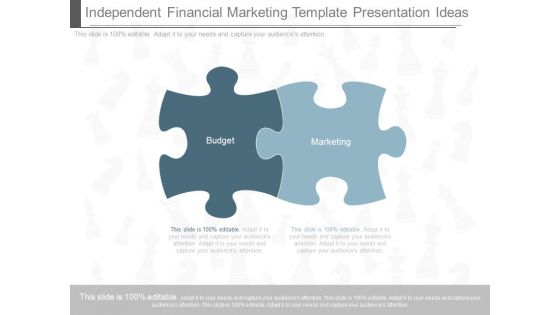 Independent Financial Marketing Template Presentation Ideas