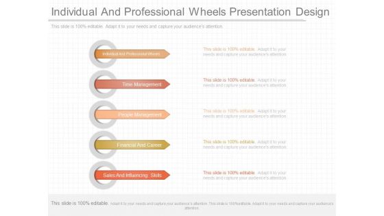 Individual And Professional Wheels Presentation Design