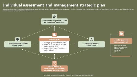 Individual Assessment And Management Strategic Plan Template PDF