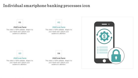 Individual Smartphone Banking Processes Icon Download PDF Individual Smartphone Banking Processes Icon Download PDF
