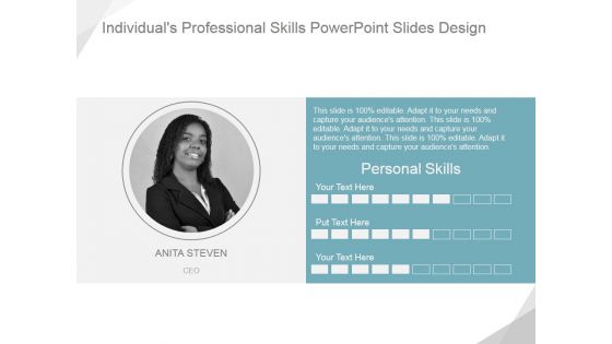 Individuals Professional Skills Ppt PowerPoint Presentation Show