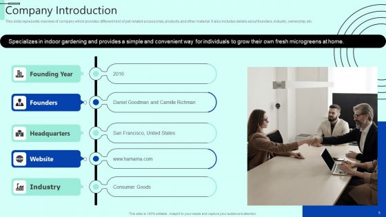 Indoor Horticulture Investor Fundraising Pitch Deck Ppt PowerPoint Presentation Complete Deck With Slides