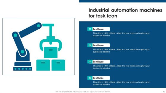 Industrial Automation Machines Ppt PowerPoint Presentation Complete Deck With Slides
