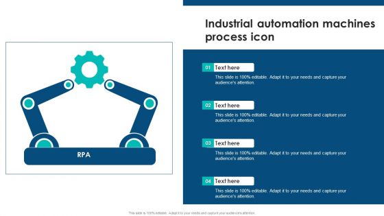 Industrial Automation Machines Process Icon Formats PDF
