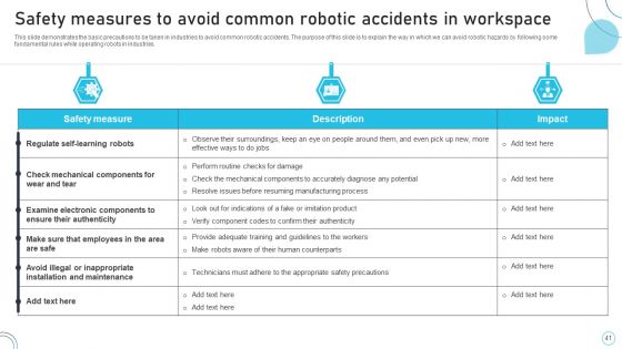 Industrial Robots System IT Ppt PowerPoint Presentation Complete Deck With Slides
