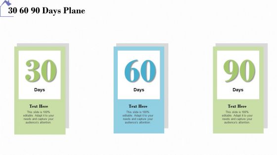Industry Analysis Of Real Estate And Construction Sector 30 60 90 Days Plane Sample PDF