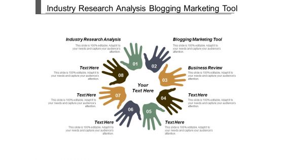 Industry Research Analysis Blogging Marketing Tool Business Review Ppt PowerPoint Presentation Inspiration Slides