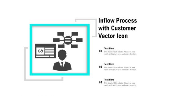Inflow Process With Customer Vector Icon Ppt PowerPoint Presentation Gallery Example PDF