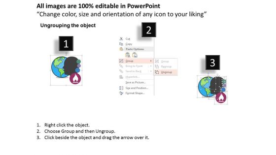 Infographic Design For Global Mission Powerpoint Template