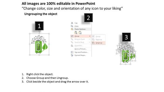Infographic Diagram For Save Energy Concept PowerPoint Template