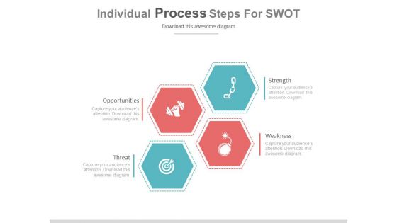 Infographic Diagram For Swot Analysis Powerpoint Slides