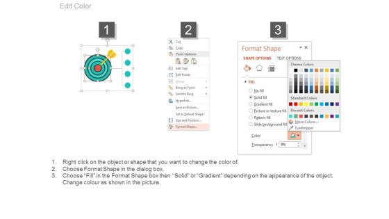 Infographic Diagram To Focus On Goals Powerpoint Slides