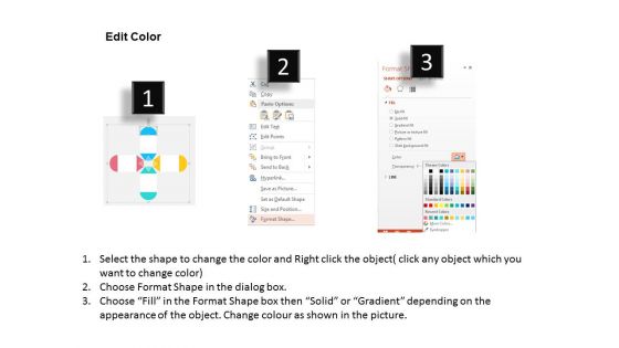 Infographic Layout Of Four Options Powerpoint Templates