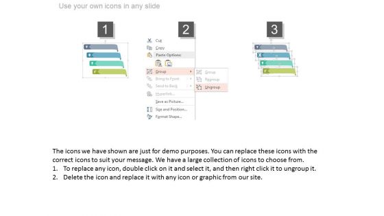 Infographic Tags For Good Marketing Strategy Powerpoint Template