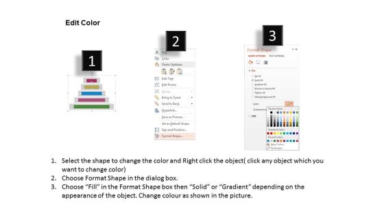 Infographics Diagram Of Five Steps Powerpoint Template
