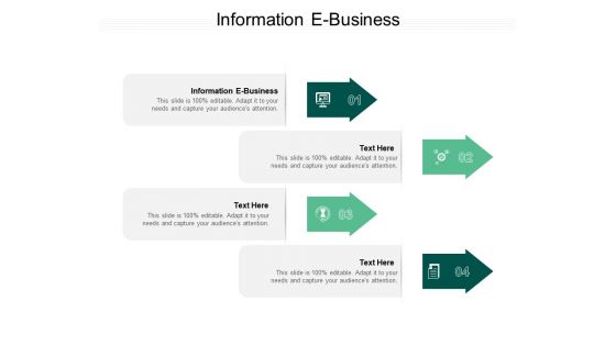 Information E Business Ppt PowerPoint Presentation Model Introduction Cpb Pdf