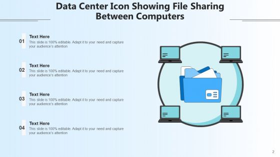 Information Processing Center Icon Threats Ppt PowerPoint Presentation Complete Deck With Slides