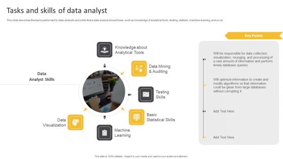 Information Science Tasks And Skills Of Data Analyst Ppt PowerPoint Presentation Professional Graphics Design PDF