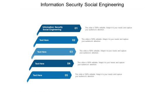 Information Security Social Engineering Ppt PowerPoint Presentation Professional Summary Cpb