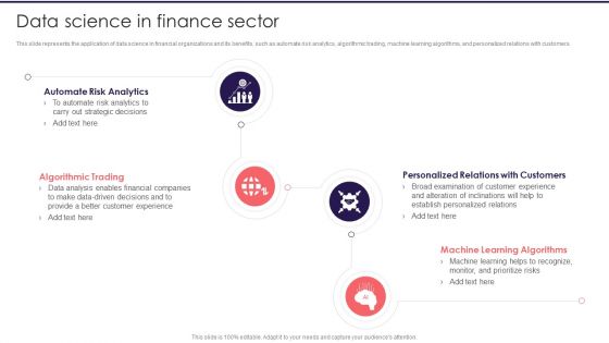 Information Studies Data Science In Finance Sector Mockup PDF