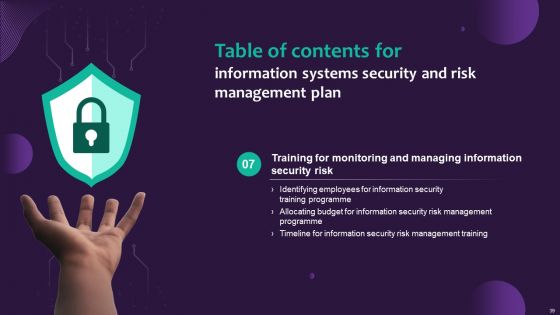 Information Systems Security And Risk Management Plan Ppt PowerPoint Presentation Complete Deck With Slides