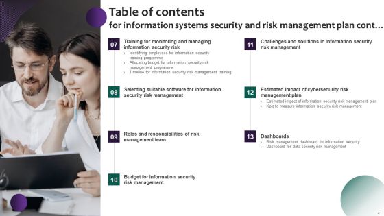 Information Systems Security And Risk Management Plan Ppt PowerPoint Presentation Complete Deck With Slides