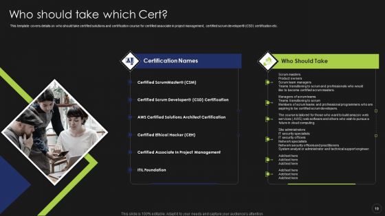 Information Technology Certifications Advantages Ppt PowerPoint Presentation Complete Deck With Slides