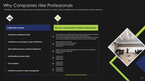 Information Technology Certifications Advantages Ppt PowerPoint Presentation Complete Deck With Slides