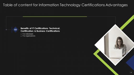 Information Technology Certifications Advantages Ppt PowerPoint Presentation Complete Deck With Slides