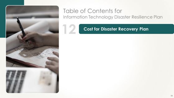 Information Technology Disaster Resilience Plan Ppt PowerPoint Presentation Complete Deck With Slides