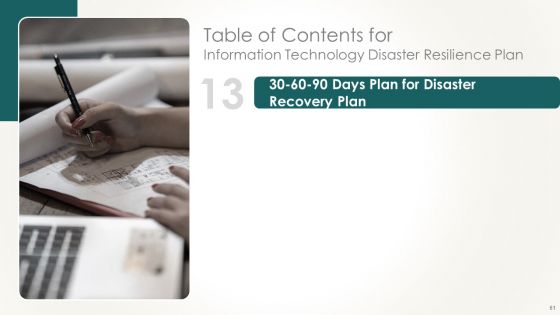 Information Technology Disaster Resilience Plan Ppt PowerPoint Presentation Complete Deck With Slides