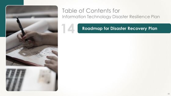 Information Technology Disaster Resilience Plan Ppt PowerPoint Presentation Complete Deck With Slides