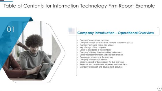Information Technology Firm Report Example Ppt PowerPoint Presentation Complete Deck With Slides