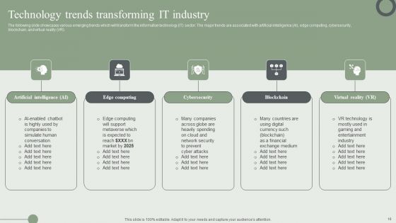 Information Technology Market Trend Analysis Report Ppt PowerPoint Presentation Complete Deck With Slides