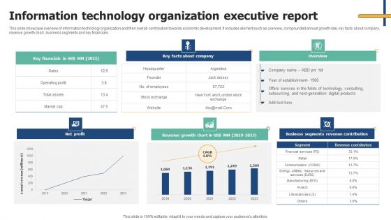 Information Technology Organization Executive Report Inspiration PDF Information Technology Organization Executive Report Inspiration PDF