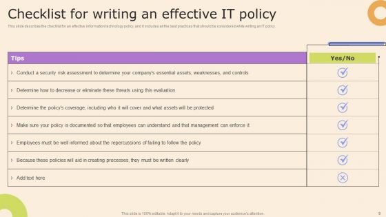 Information Technology Policy And Processes Ppt PowerPoint Presentation Complete Deck With Slides