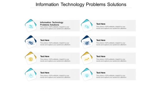 Information Technology Problems Solutions Ppt PowerPoint Presentation Outline Background Cpb